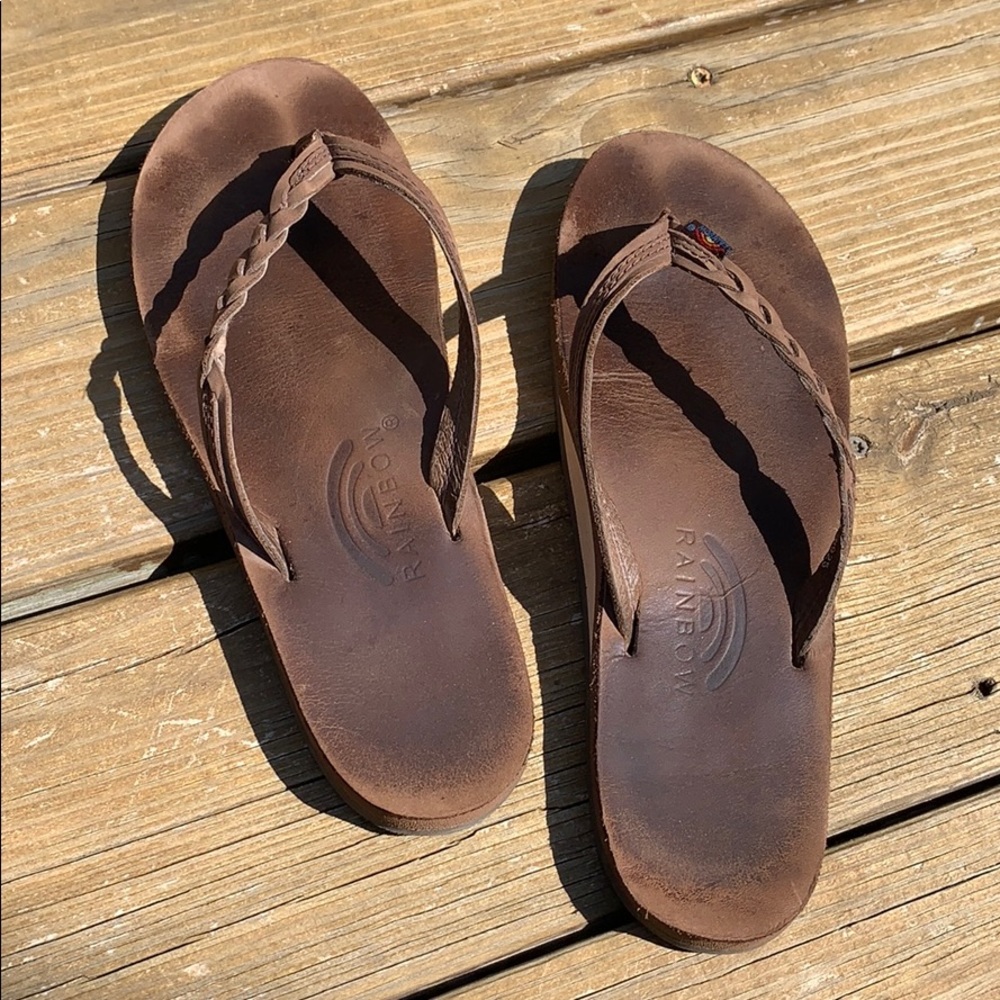 Ladies Rainbow Sandals L